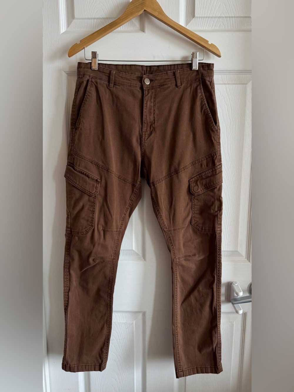 Oak & Ivy Men’s Tech Cargo Pants - Brown - Size Small